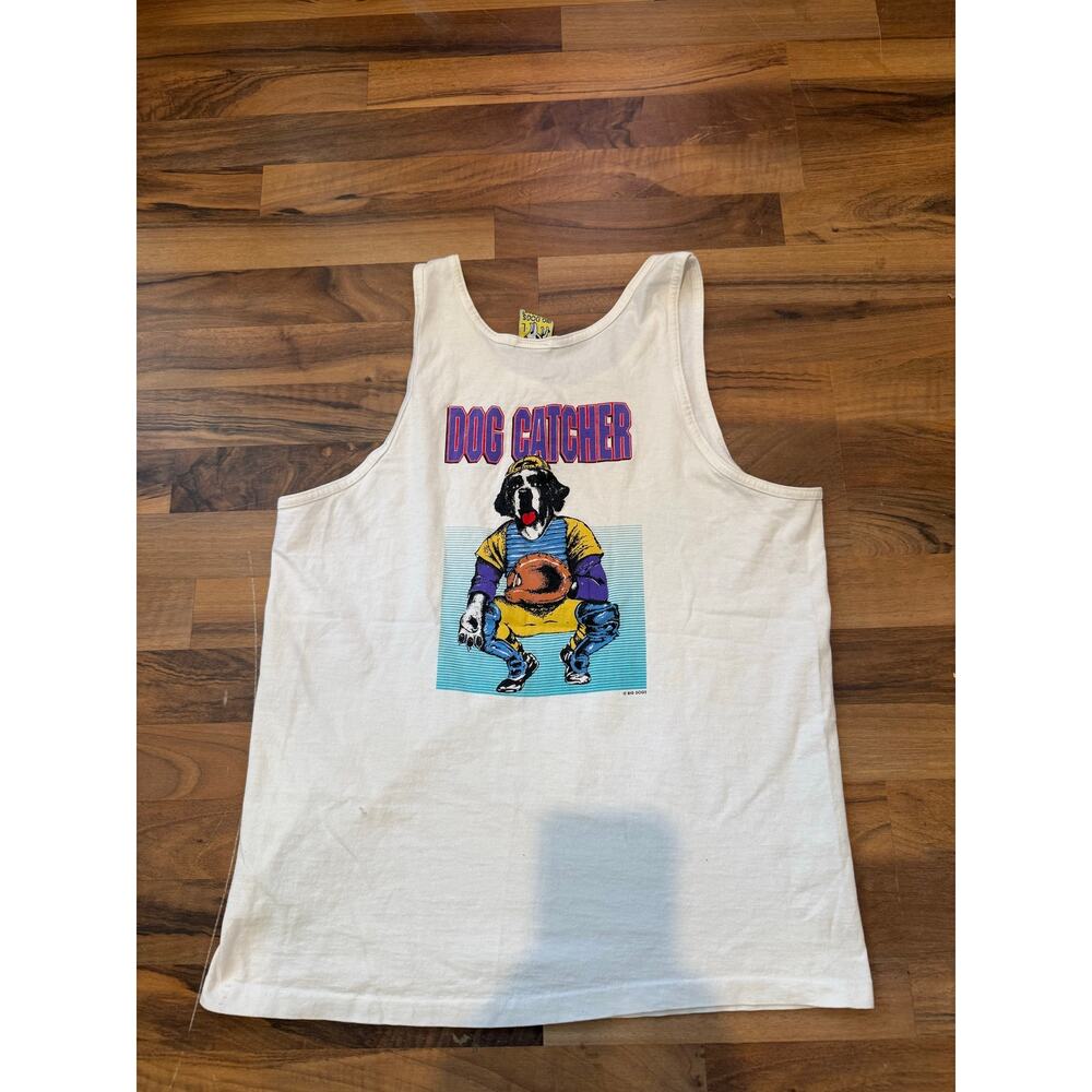 Big Dogs Dog Catcher Tank Top Size Large Single Stitch - Picture 3 of 5